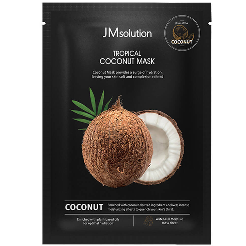 JMsolution Увлажняющая тканевая маска с кокосом Tropical Coconut Mask