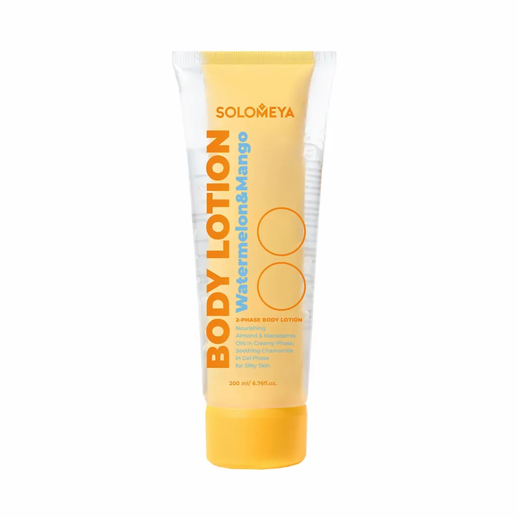 SOLOMEYA Двойной Лосьон для тела Арбуз и Манго Dual-phase Body lotion Watermelon&Mango 200 мл