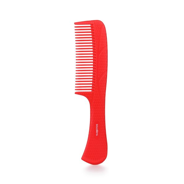 Solomeya Арома-расческа гребень для волос с ароматом Клубники / Aroma Detangling Hair Comb Strawberry, 1 шт