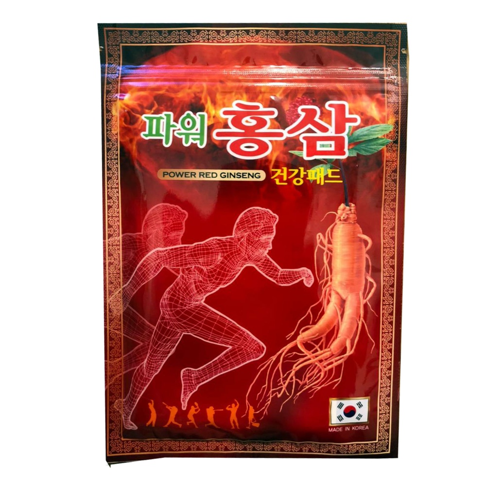 Daejeon	Red Ginseng Power Pad Пластырь обезболивающий,согревающий с красным женьшенем,20 шт