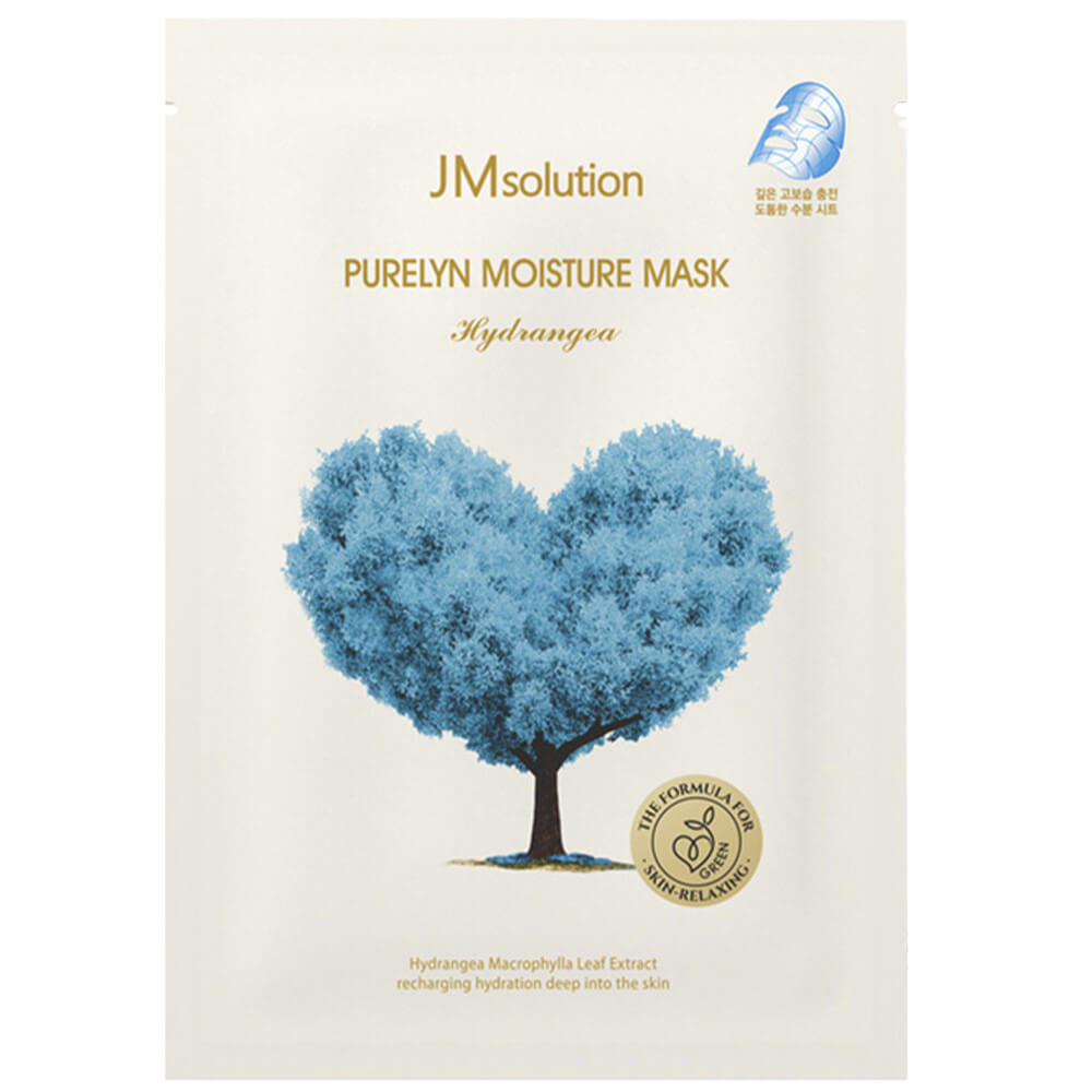 JMsolution Увлажняющая тканевая маска с гортензией Purelyn Moisture Mask Hydrangea,30 мл