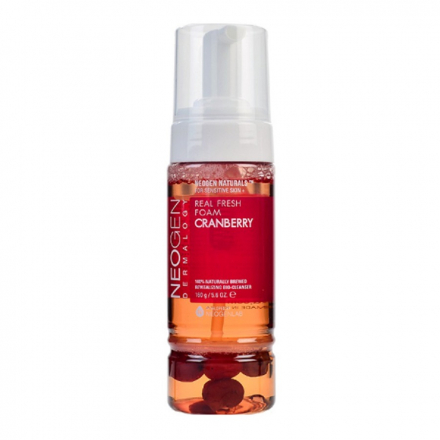 Neogen Витаминная пенка для умывания с ягодами клюквы Dermalogy Real Fresh Foam Cleanser Cranberry 160 г