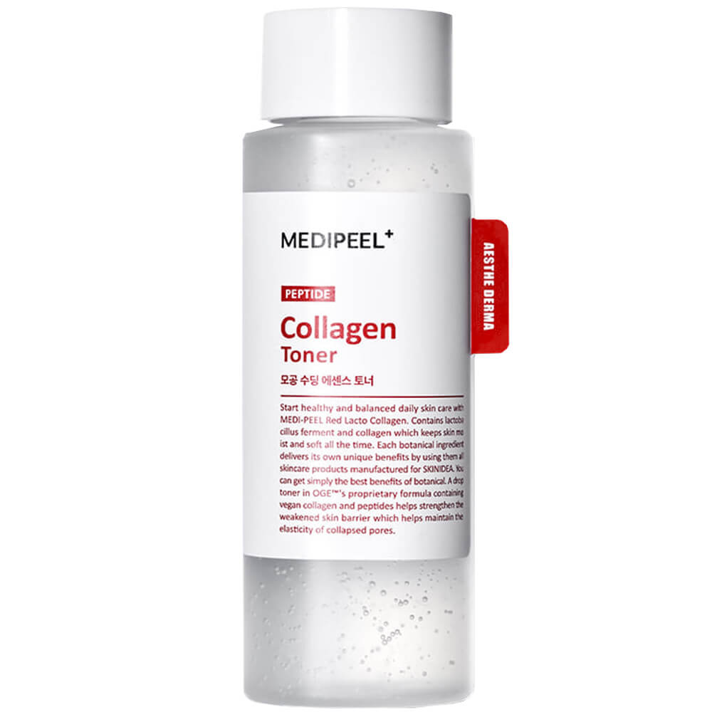 MEDI-PEEL Red Lacto Collagen Soothing Essence Toner (200ml) Тонер-эссенция с пробиотическим комплексом и пептидами