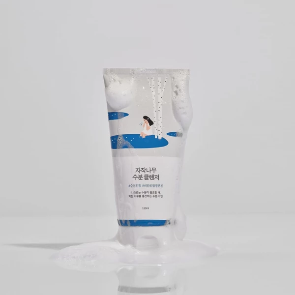 ROUND LAB Очищающая пенка для лица с березовым соком Birch Juice Moisturizing Cleanser 150 мл