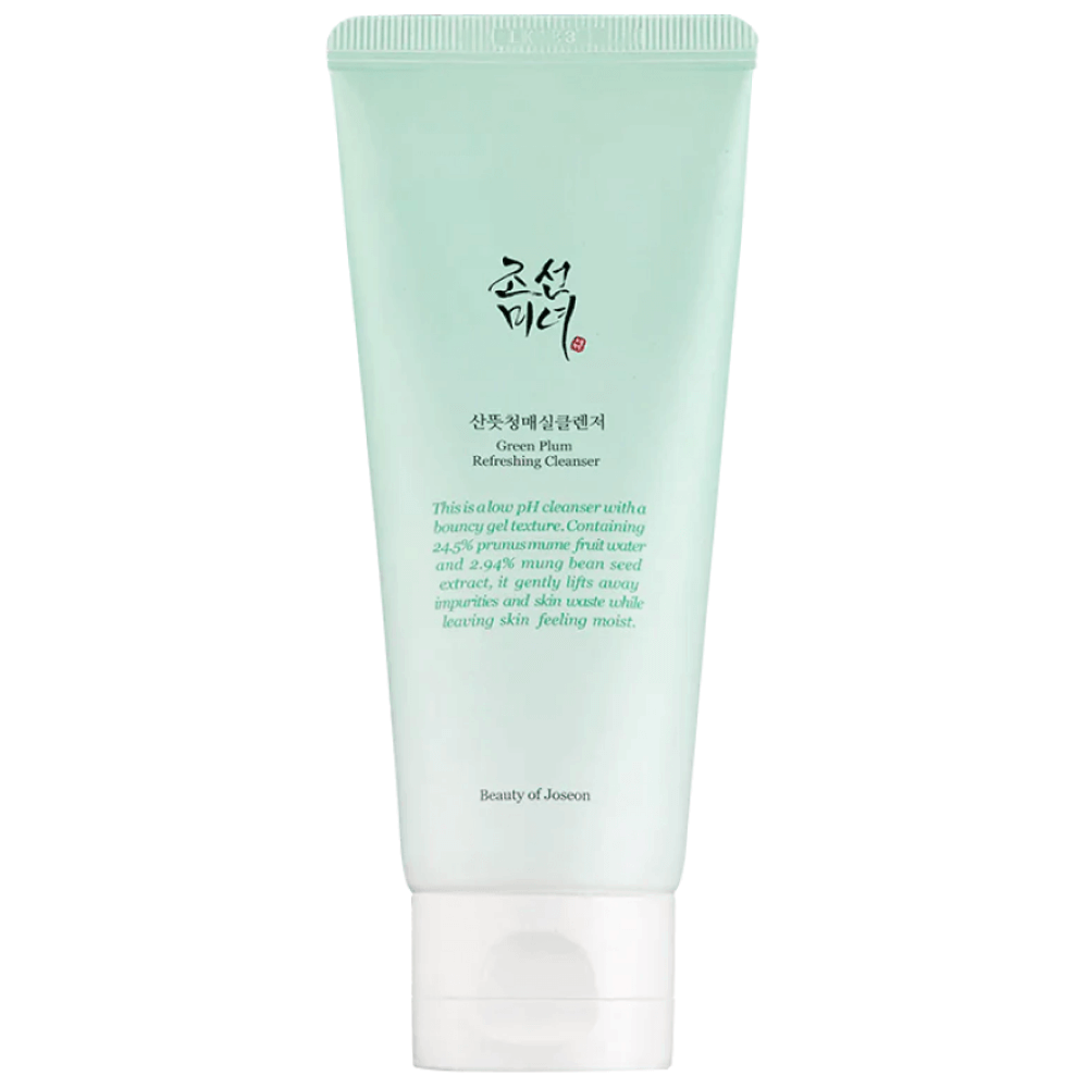 Beauty of Joseon Green Plum Refreshing Cleanser, Гель для умывания для чувствительной кожи, 100 мл