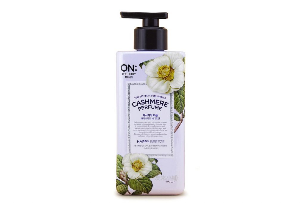 On:The Body Парфюмированный лосьон для тела Cashmere Perfume Happy Breeze Body Lotion 400 мл